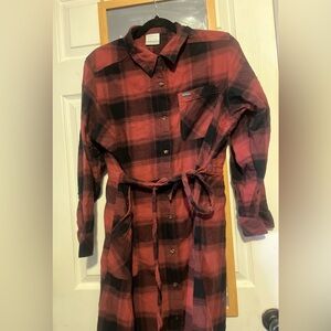 Size 1X Flannel Plaid Dress - Columbia Sportswear Company, Plus Size 1X dress